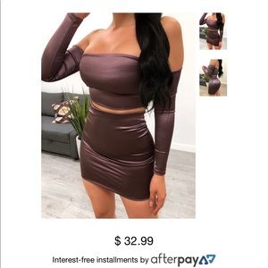 Sienna Satin 2 Piece set from Laura’s Boutique